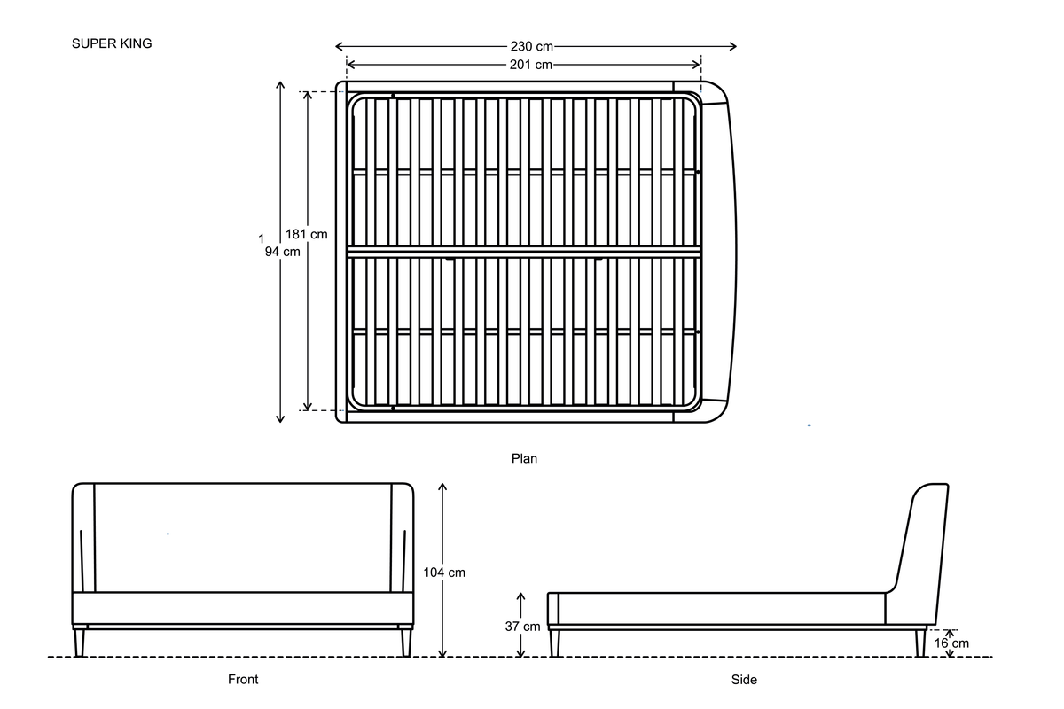 Bed 02 Super King Sized Bed