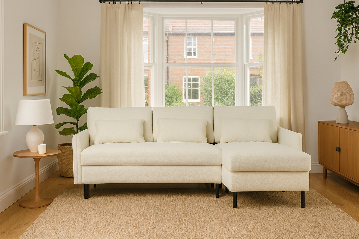 Model 12 3 Seater Right Chaise Sofa Bed With Storage