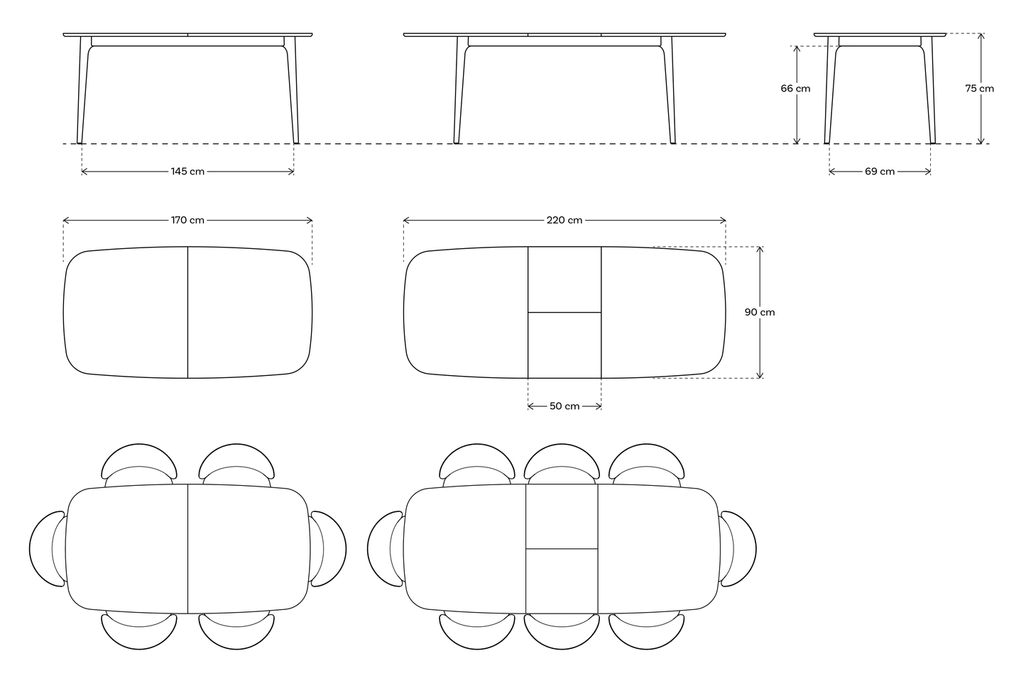 Dining Table 03 Extending Dining Table