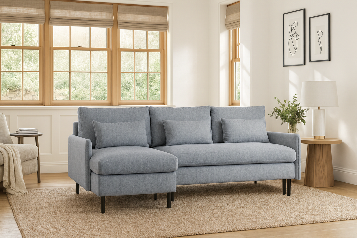 Model 12 3 Seater Left Chaise Sofa Bed With Storage