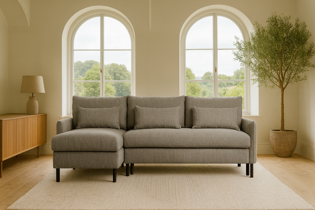 Model 12 3 Seater Left Chaise Sofa Bed With Storage