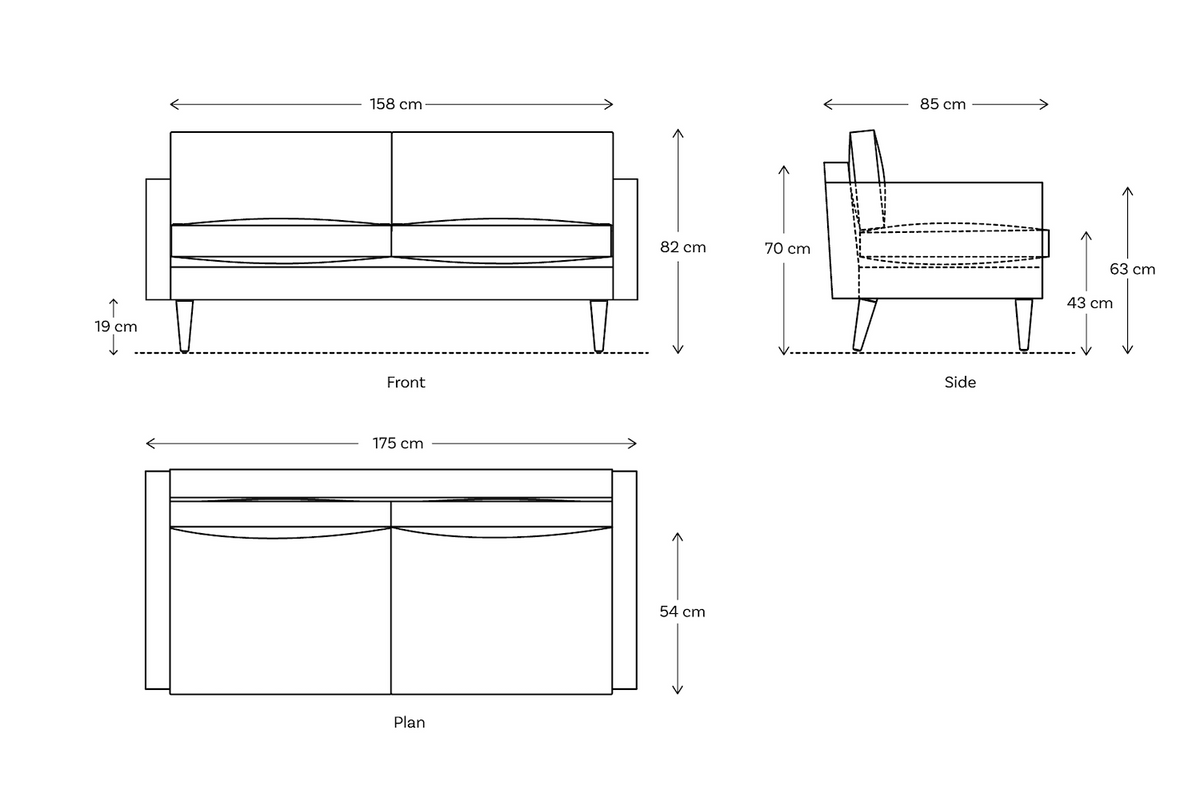 Model 01 2-Seater Sofa