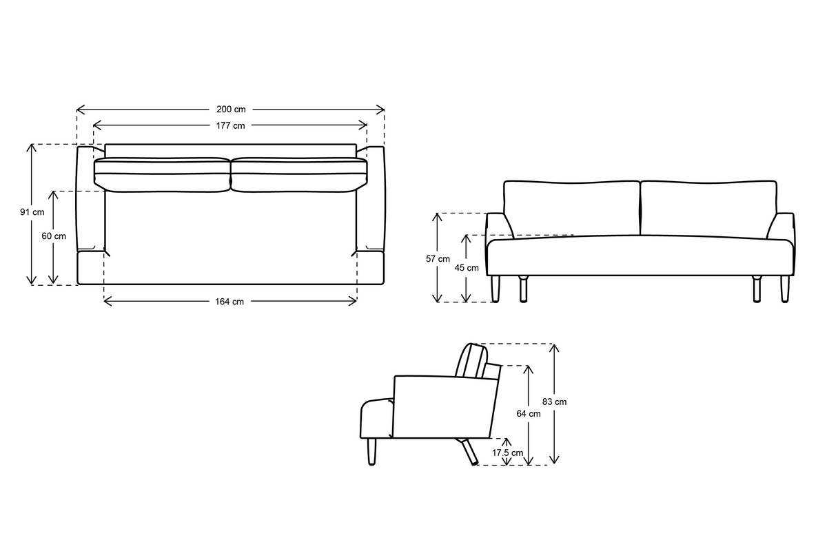 Model 05 3-Seater Sofa