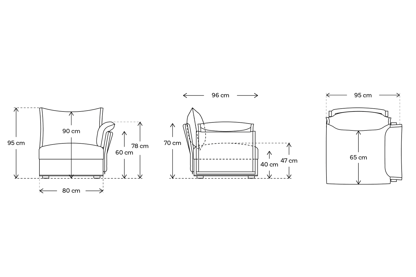 Model 06 Right Arm Module Sofa