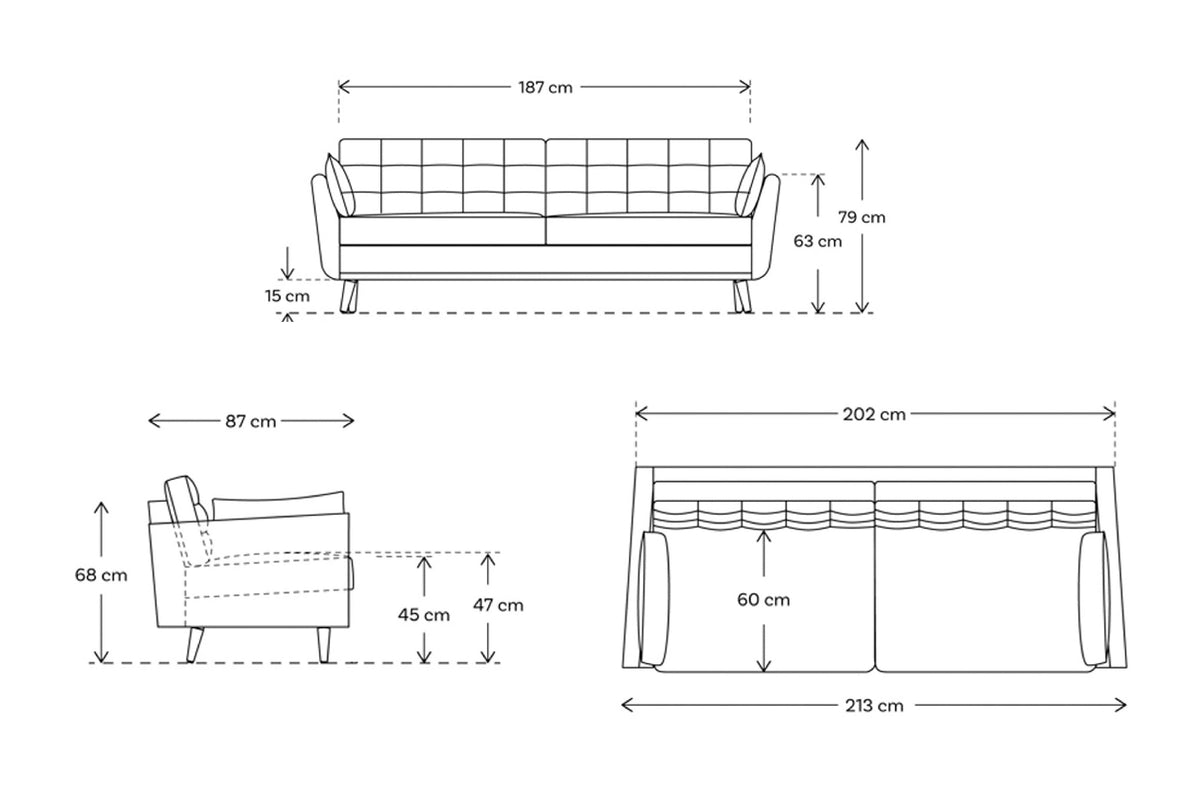 Model 10 3-Seater Sofa