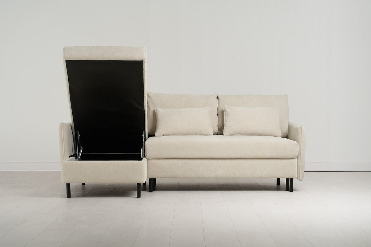 Model 12 3 Seater Left Chaise Sofa Bed With Storage