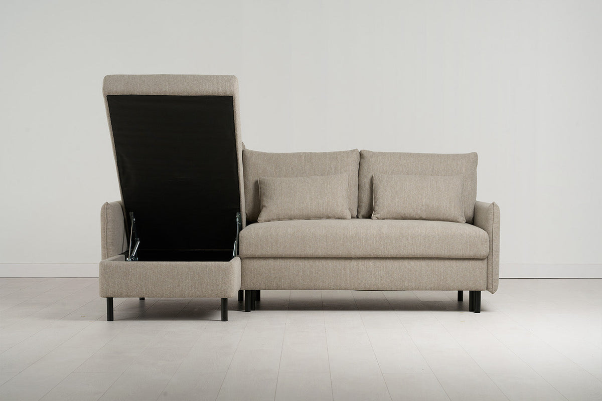 Model 12 3 Seater Left Chaise Sofa Bed With Storage