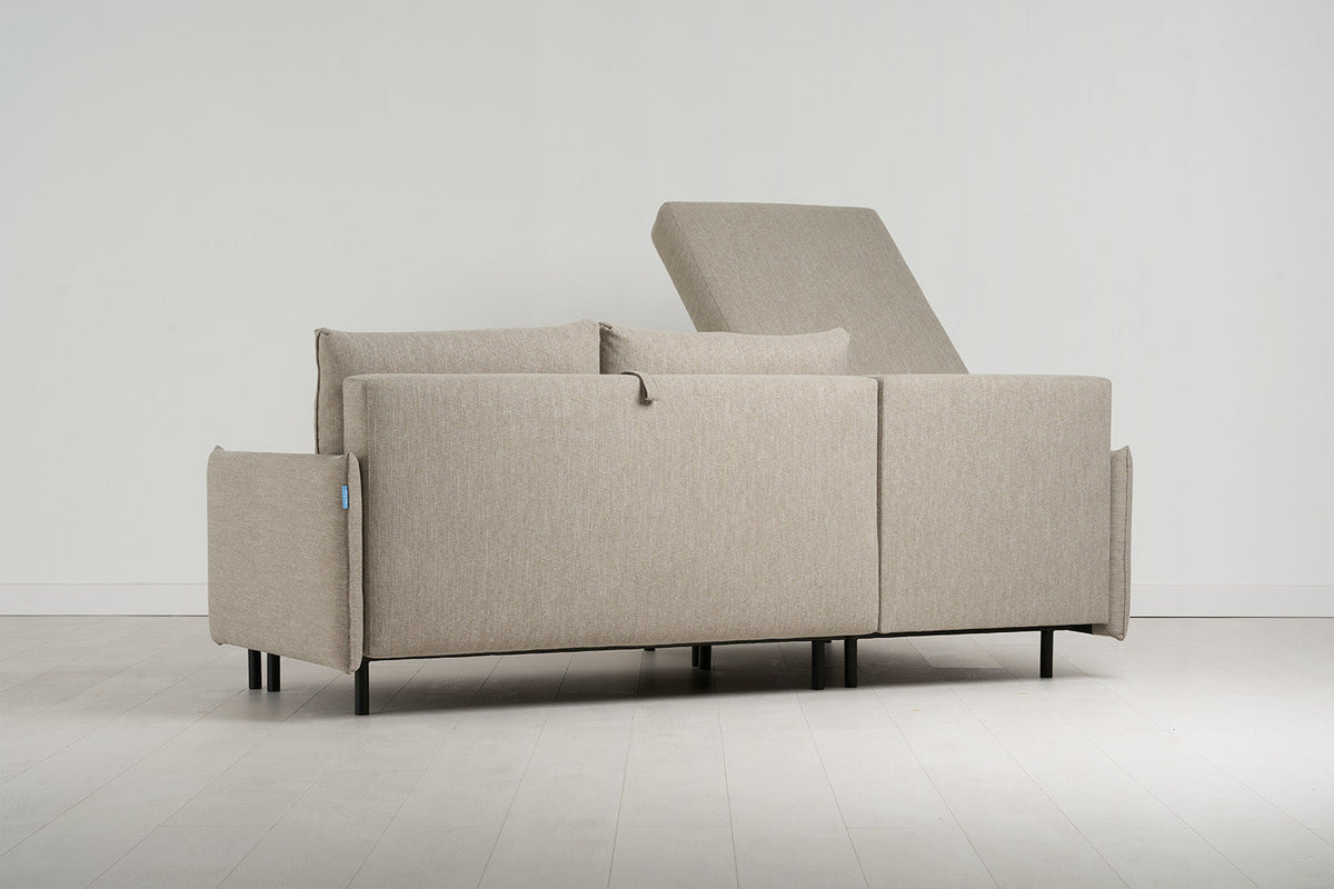 Model 12 3 Seater Left Chaise Sofa Bed With Storage