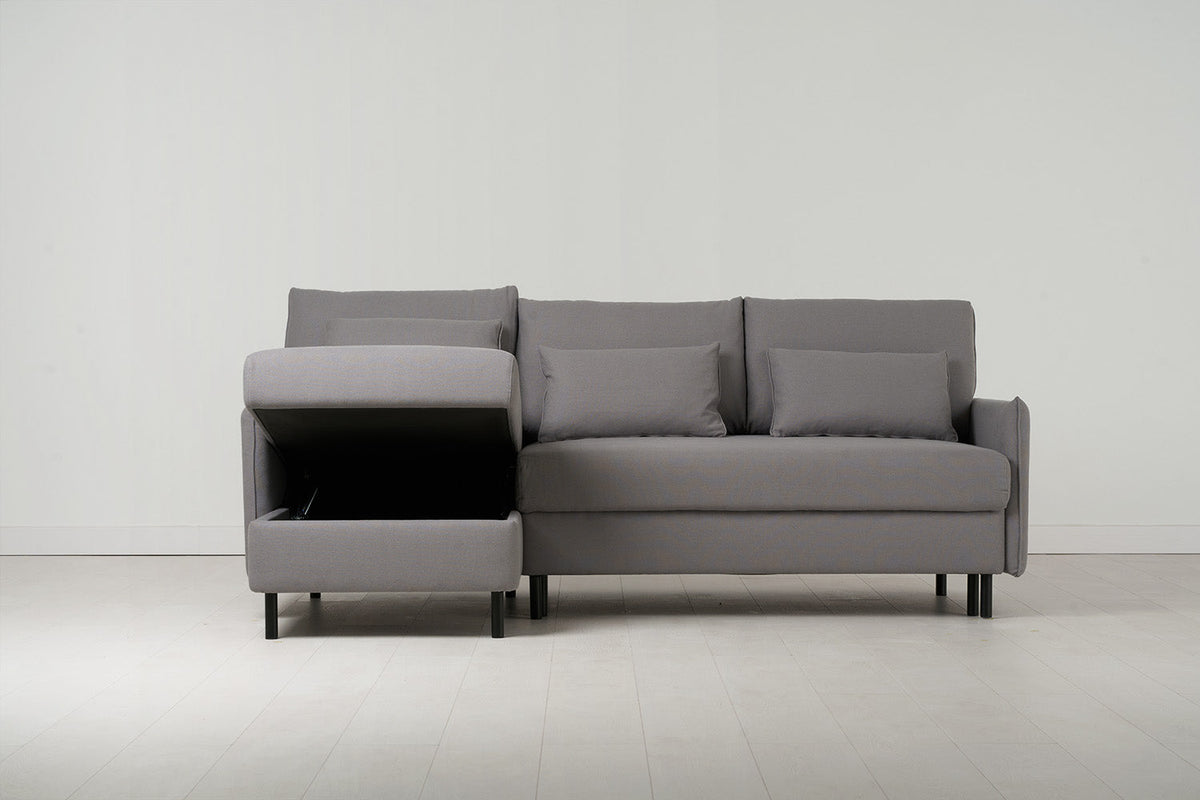 Model 12 3 Seater Left Chaise Sofa Bed With Storage