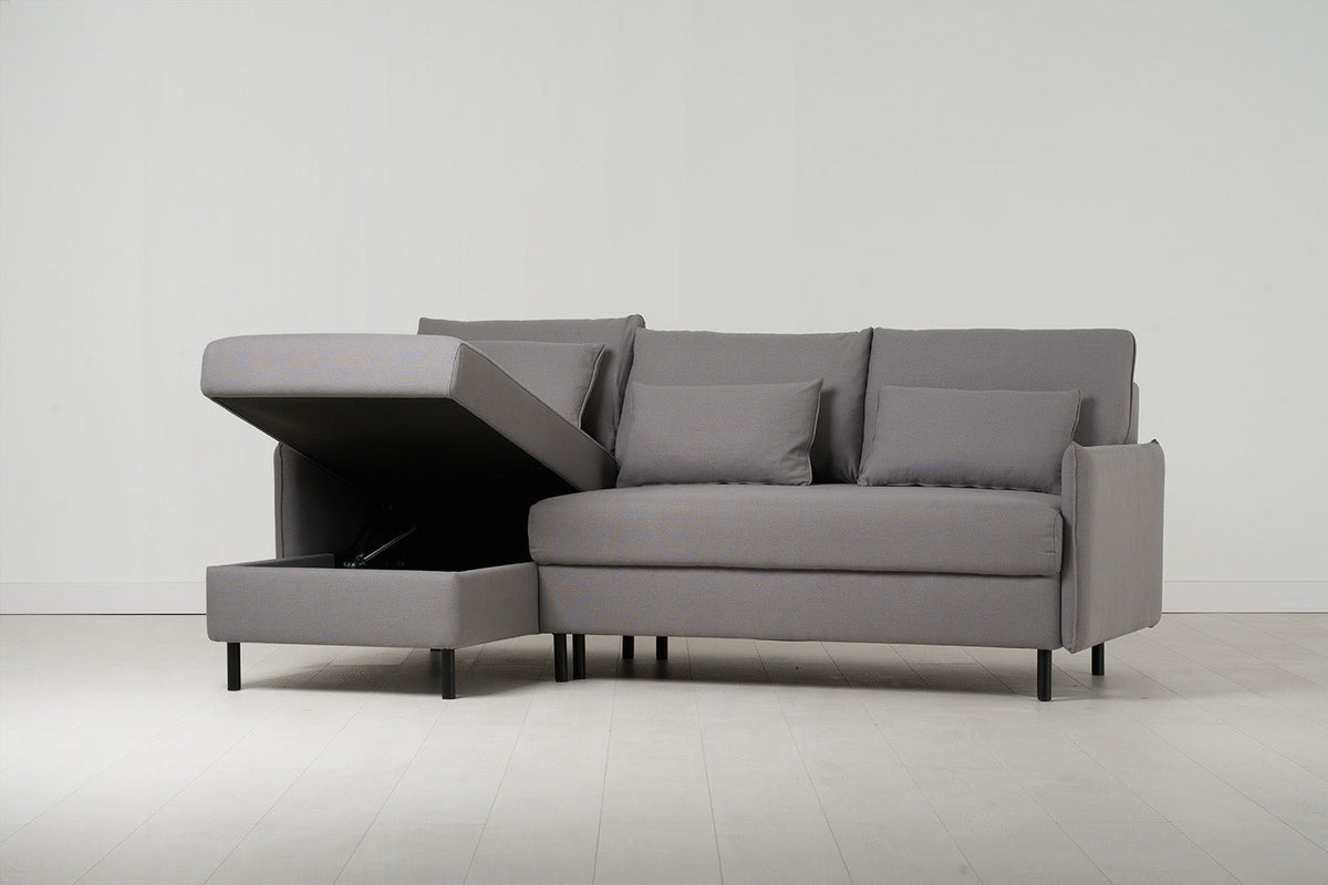 Model 12 3 Seater Left Chaise Sofa Bed With Storage