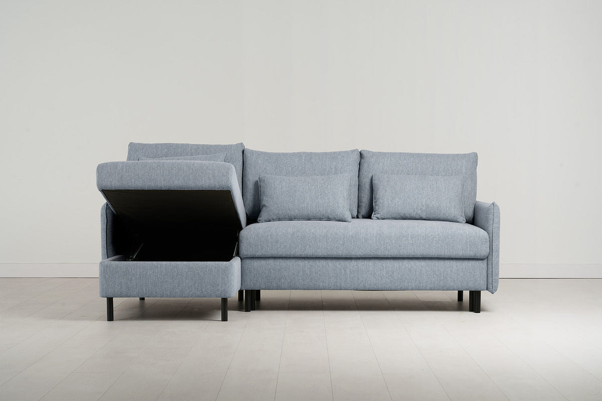 Model 12 3 Seater Left Chaise Sofa Bed With Storage