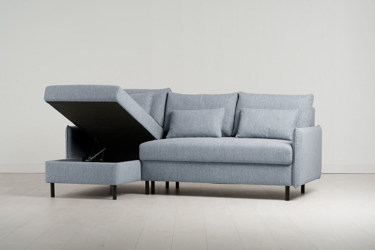 Model 12 3 Seater Left Chaise Sofa Bed With Storage