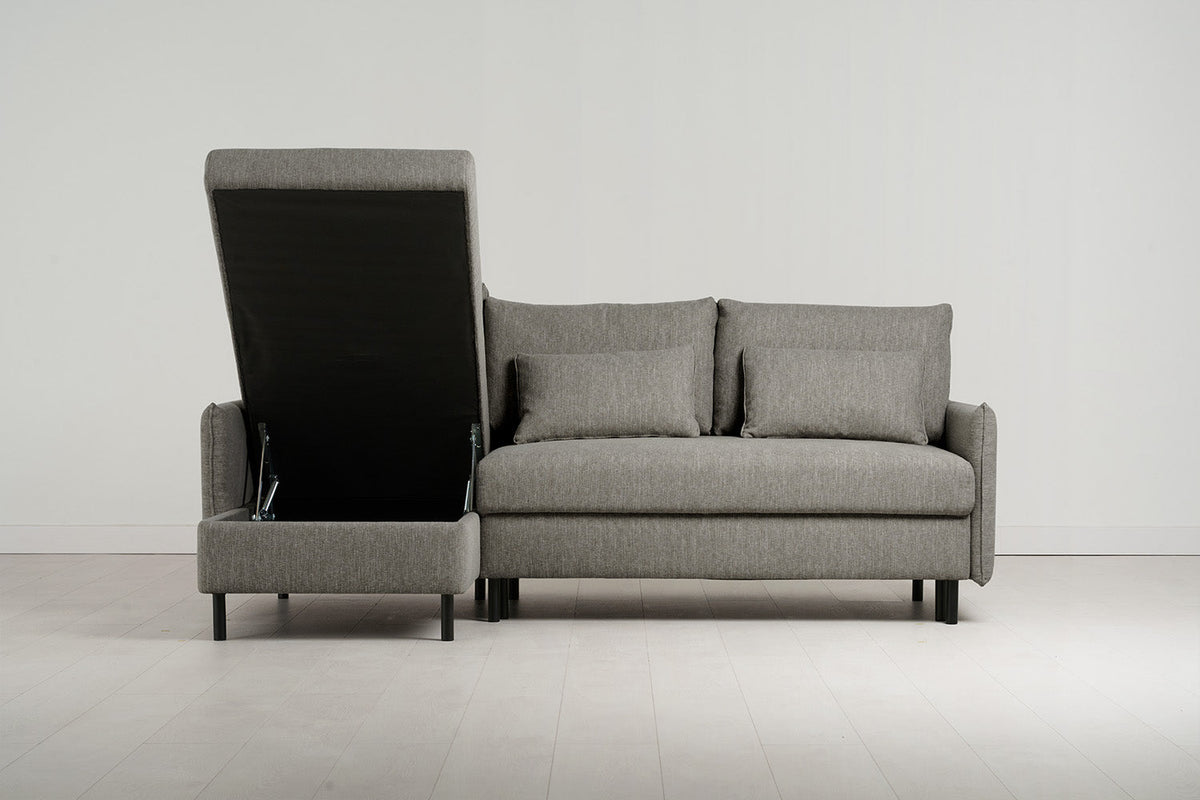 Model 12 3 Seater Left Chaise Sofa Bed With Storage