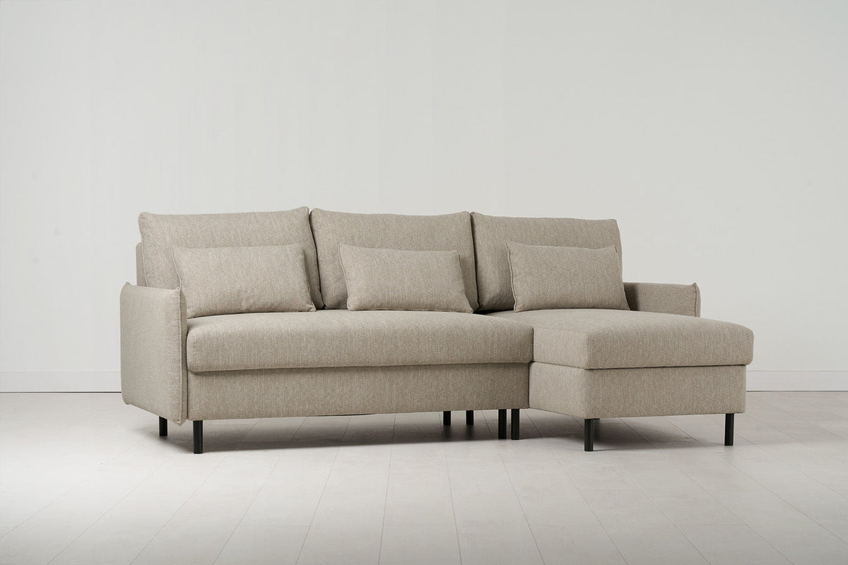 Model 12 3 Seater Right Chaise Sofa Bed With Storage