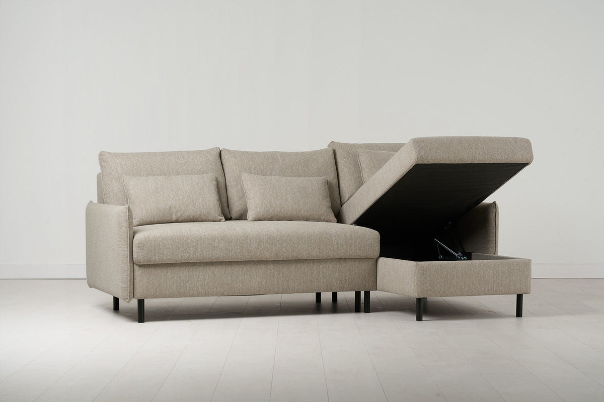 Model 12 3 Seater Right Chaise Sofa Bed With Storage