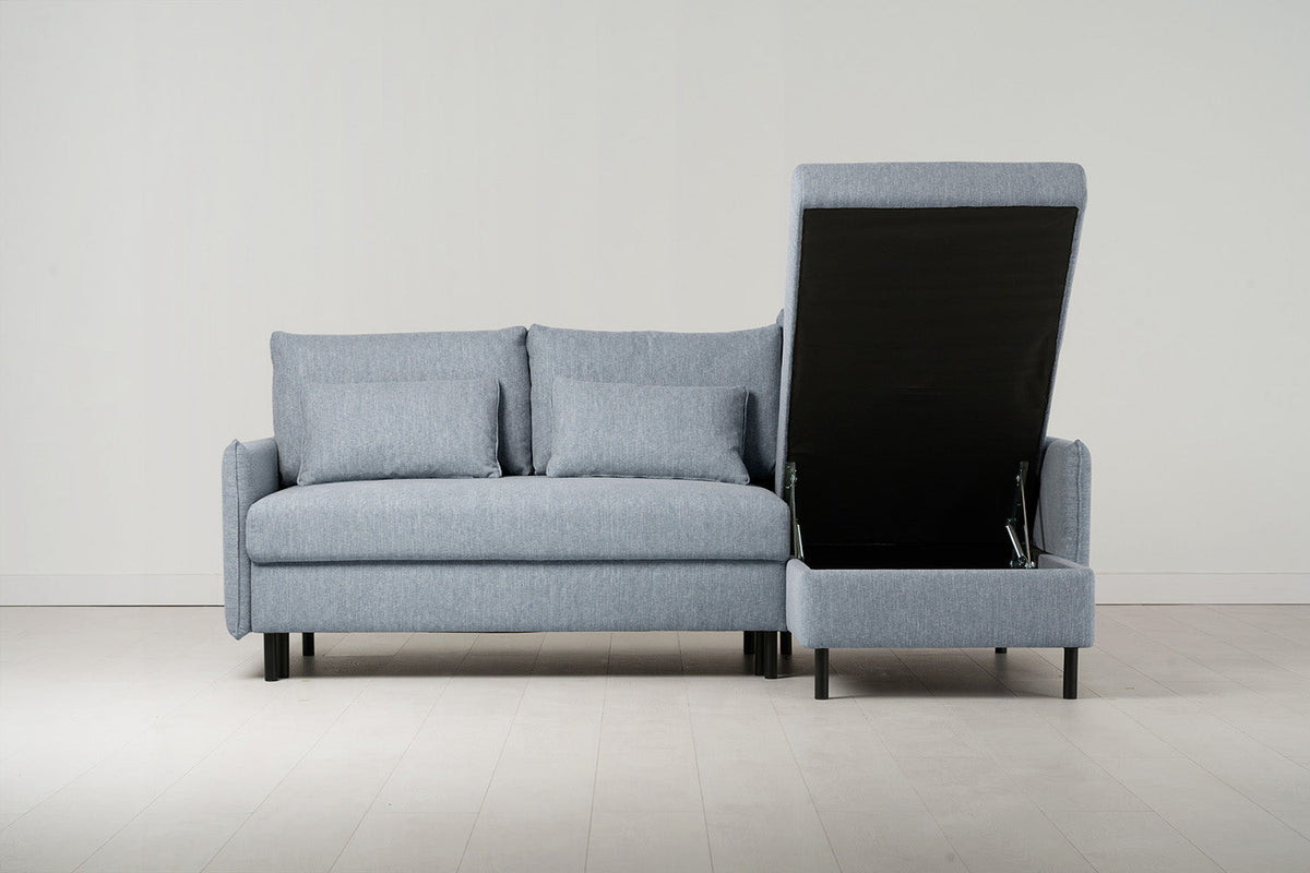 Model 12 3 Seater Right Chaise Sofa Bed With Storage