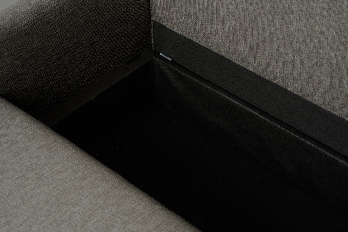 Model 12 3 Seater Left Chaise Sofa Bed With Storage