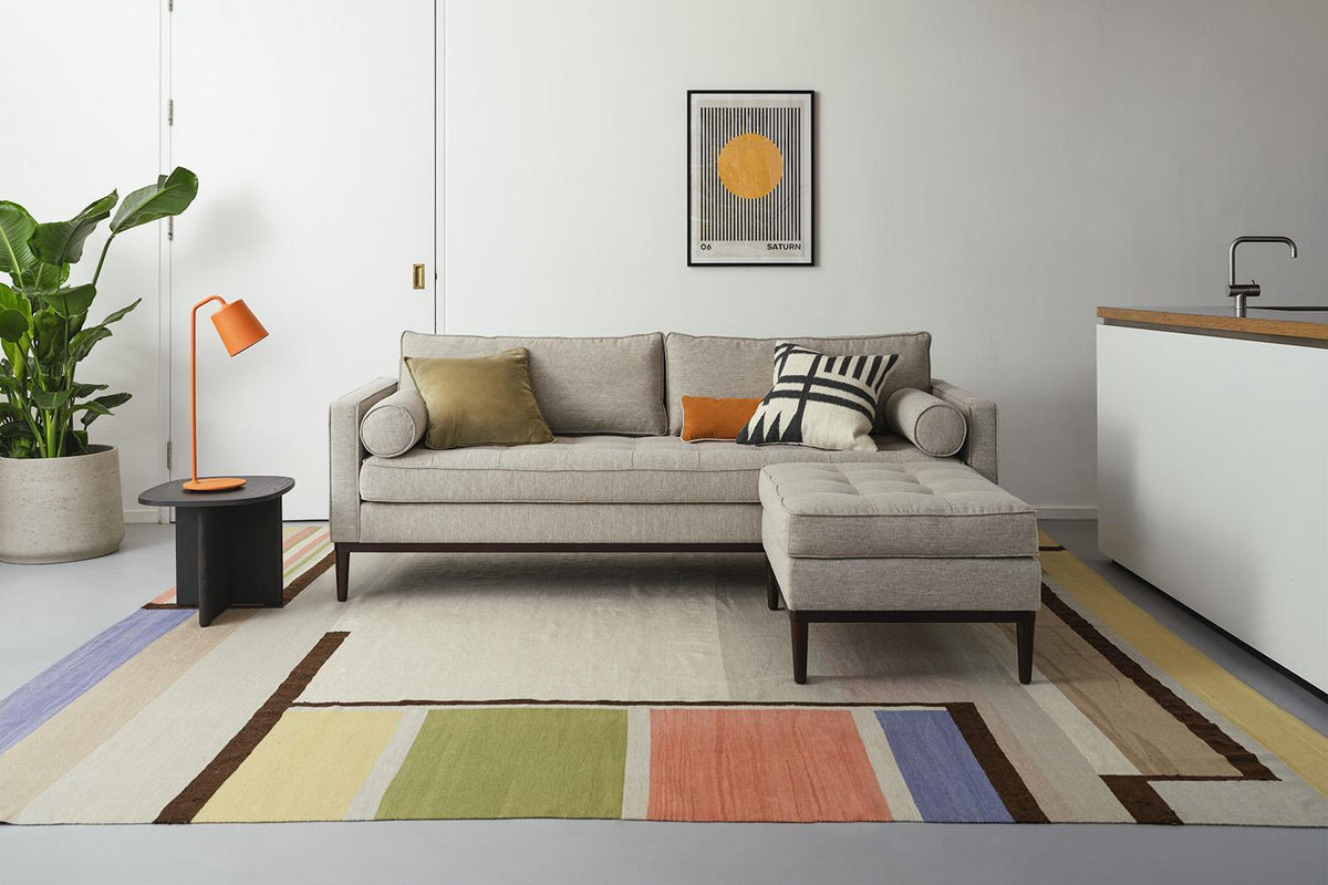 Model 02 3-Seater Right Chaise Sofa