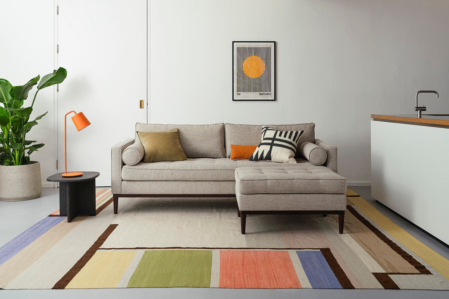 Model 02 3-Seater Left Chaise Sofa