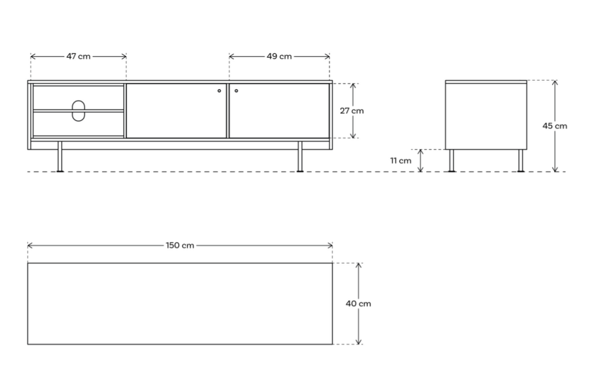 TV Unit 02 For TVs up to 65-inches
