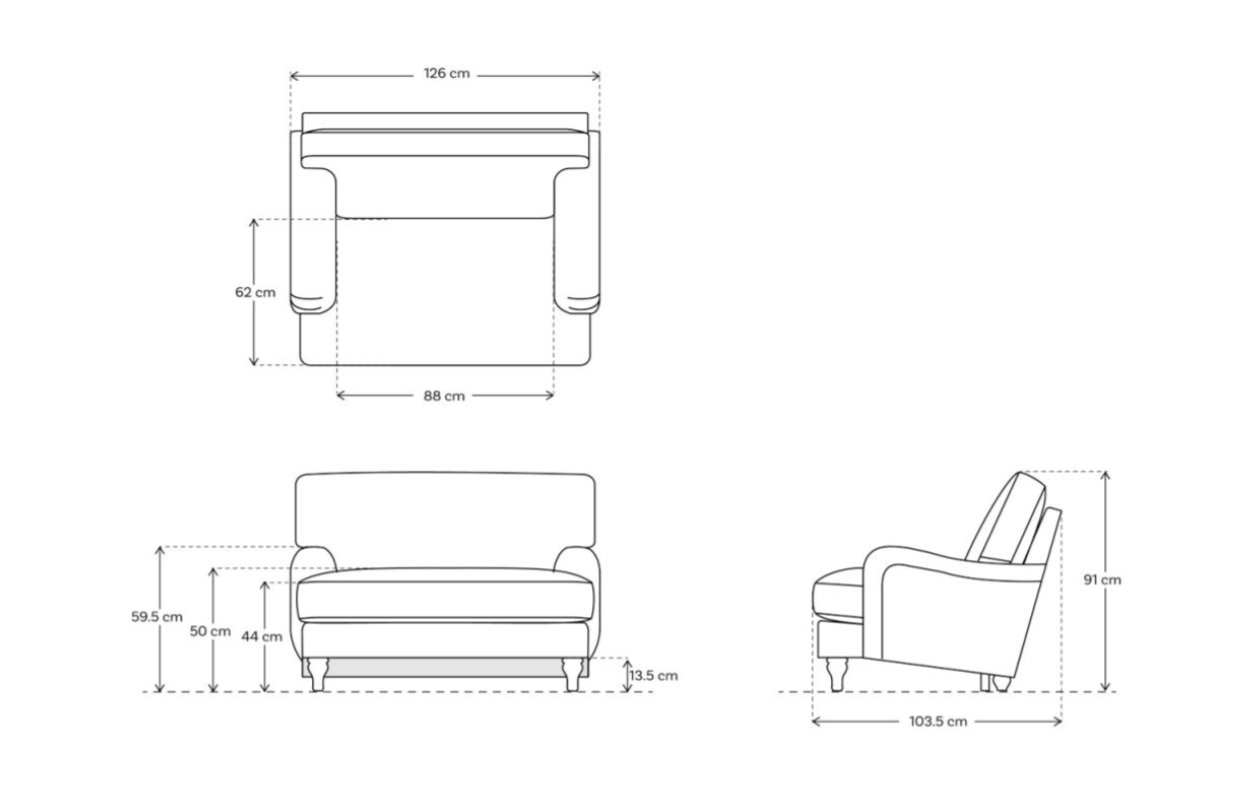 Model 15 Loveseat