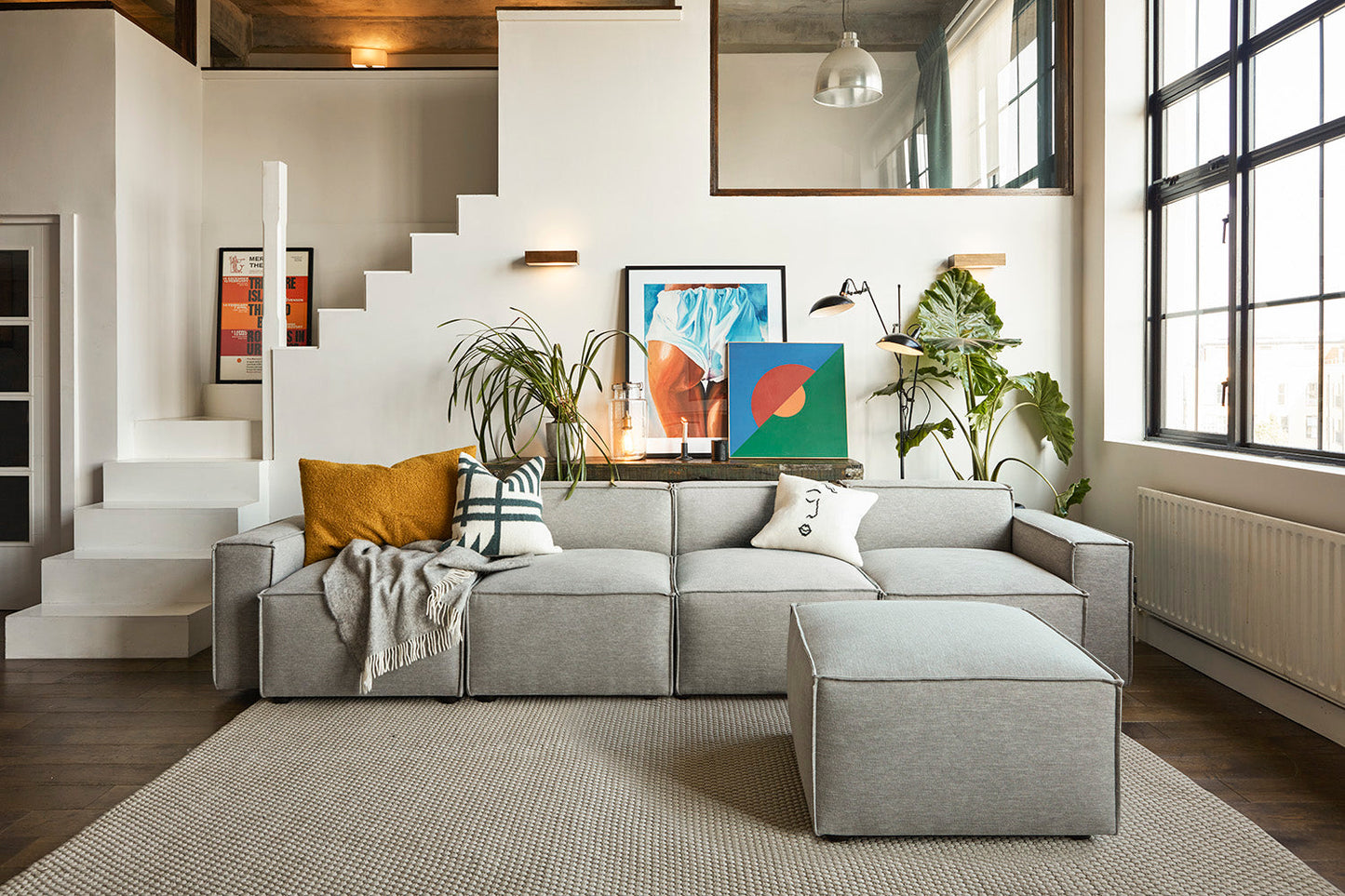 Model 03 4-Seater Left Chaise Sofa