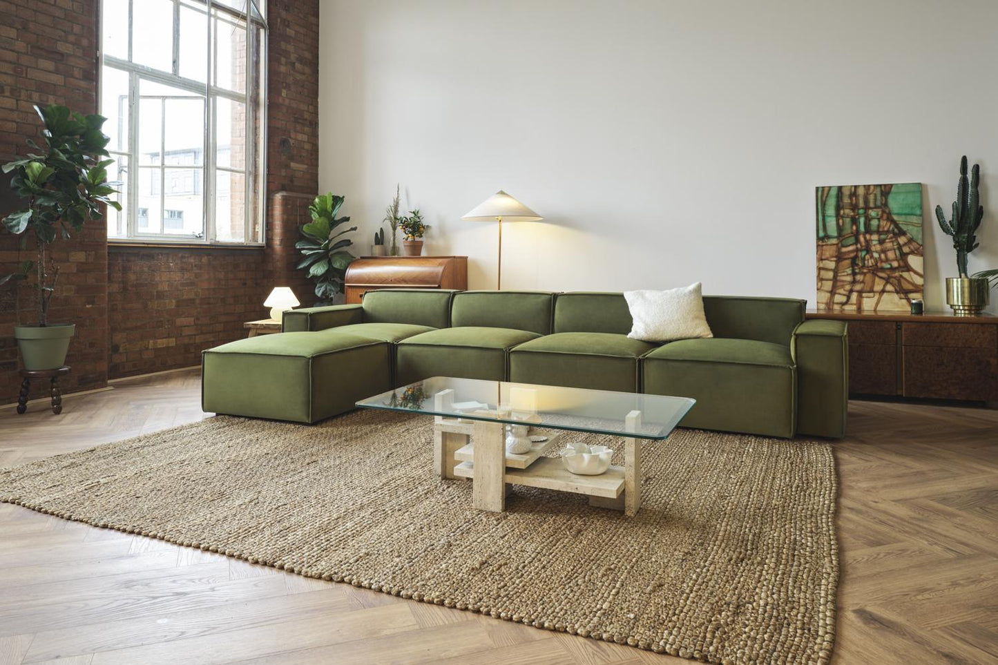 Model 03 4-Seater Left Chaise Sofa