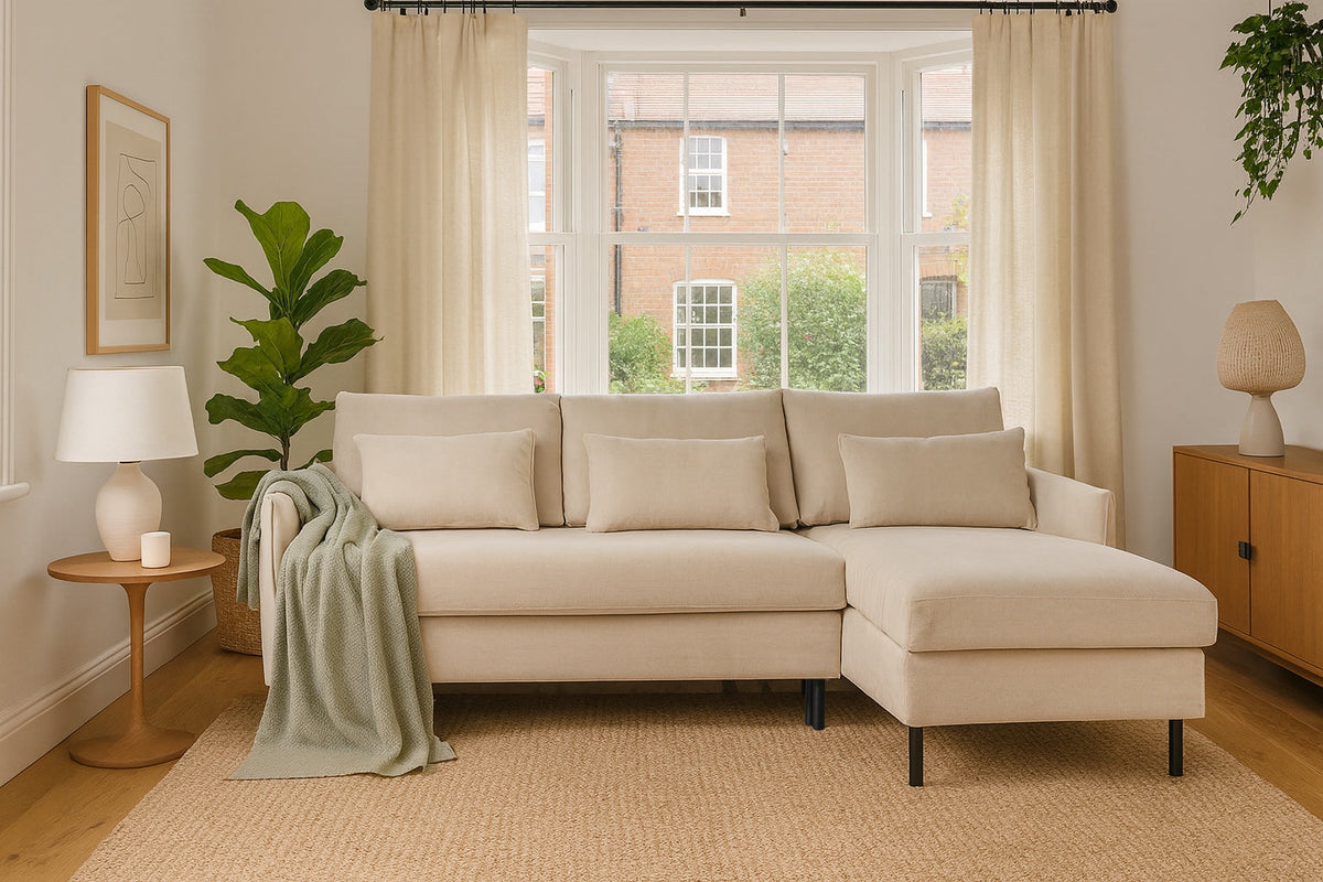 Model 12 3 Seater Right Chaise Sofa Bed With Storage