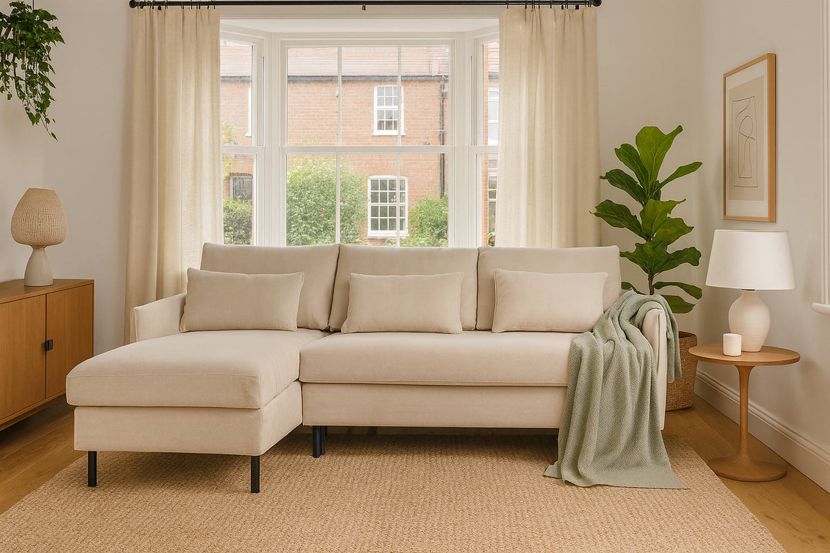 Model 12 3 Seater Left Chaise Sofa Bed With Storage