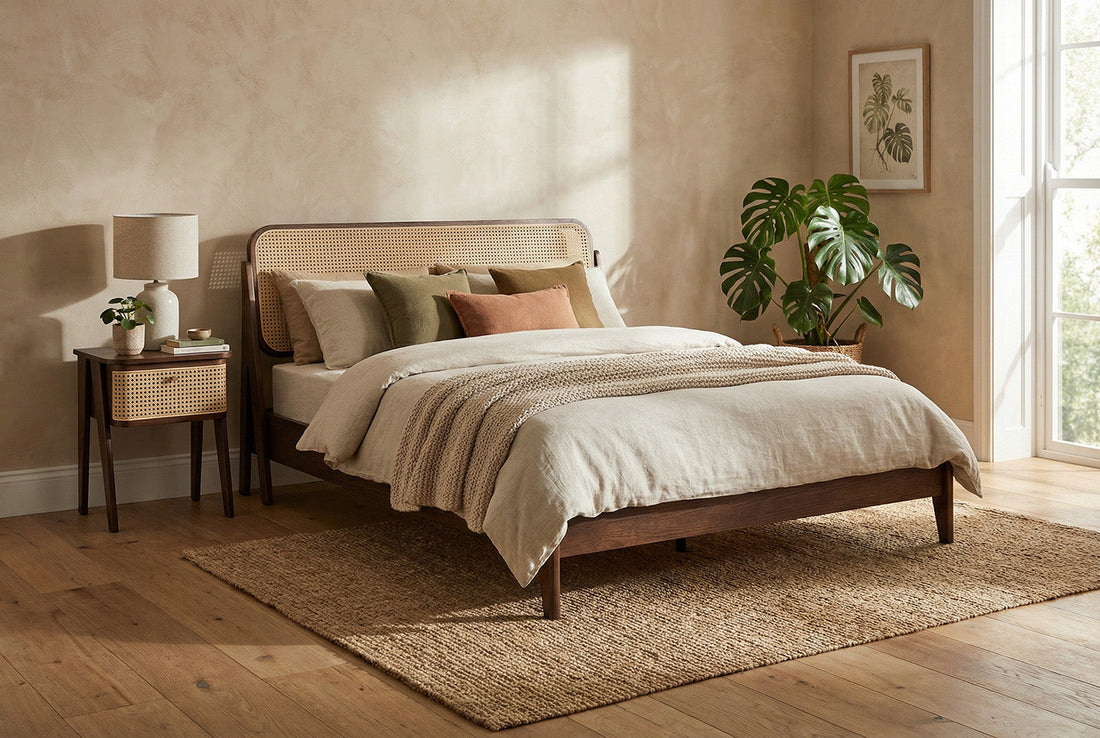 rattan bed