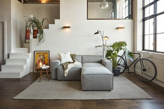 2 seater modular sofa with chaise