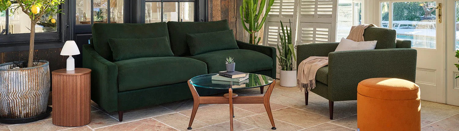 Recycled Velvet Sofas