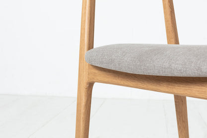 Dining Chair 01 (set of 2), Oak / Oatmeal