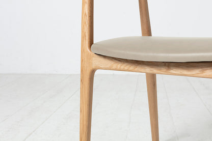 Dining Chair 01 (set of 2), Oak / Oyster