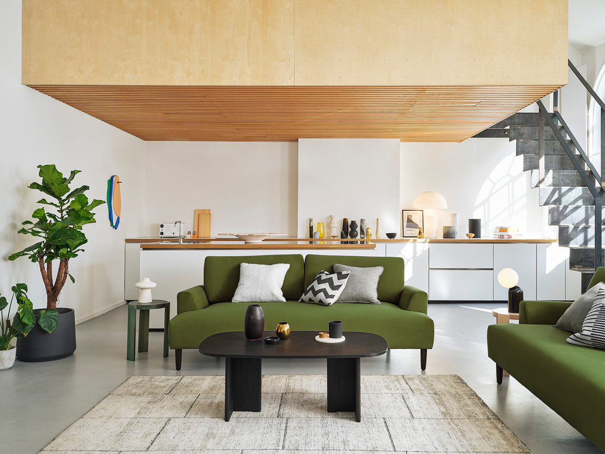 Model 05 3-Seater Sofa, Oak / Vine