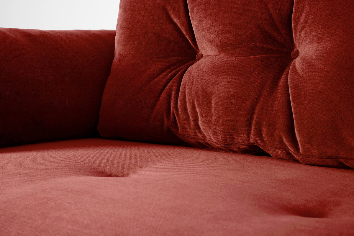 Model 04 Sofa Bed 3 Seater, Oak / Harissa