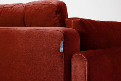 Model 04 Sofa Bed 3 Seater, Oak / Harissa