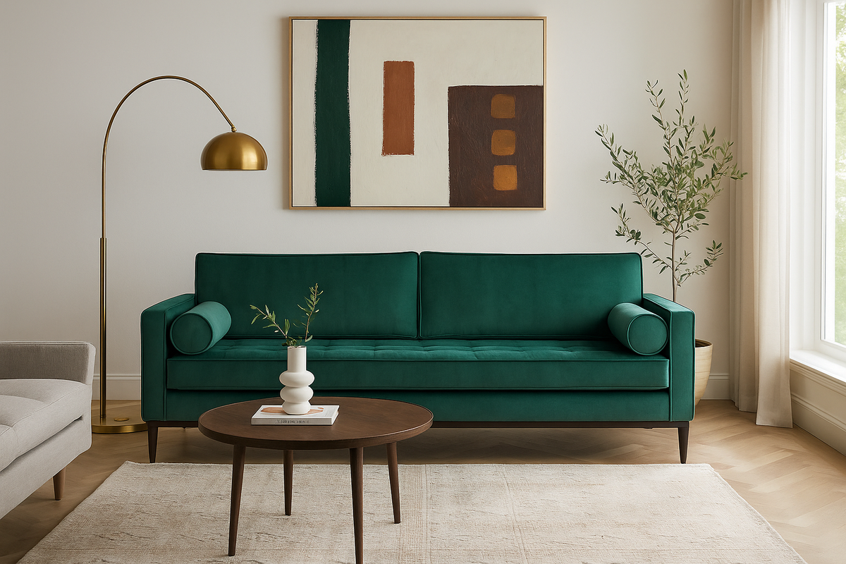 Model 02 Sofa Bed 3 Seater, Kingfisher