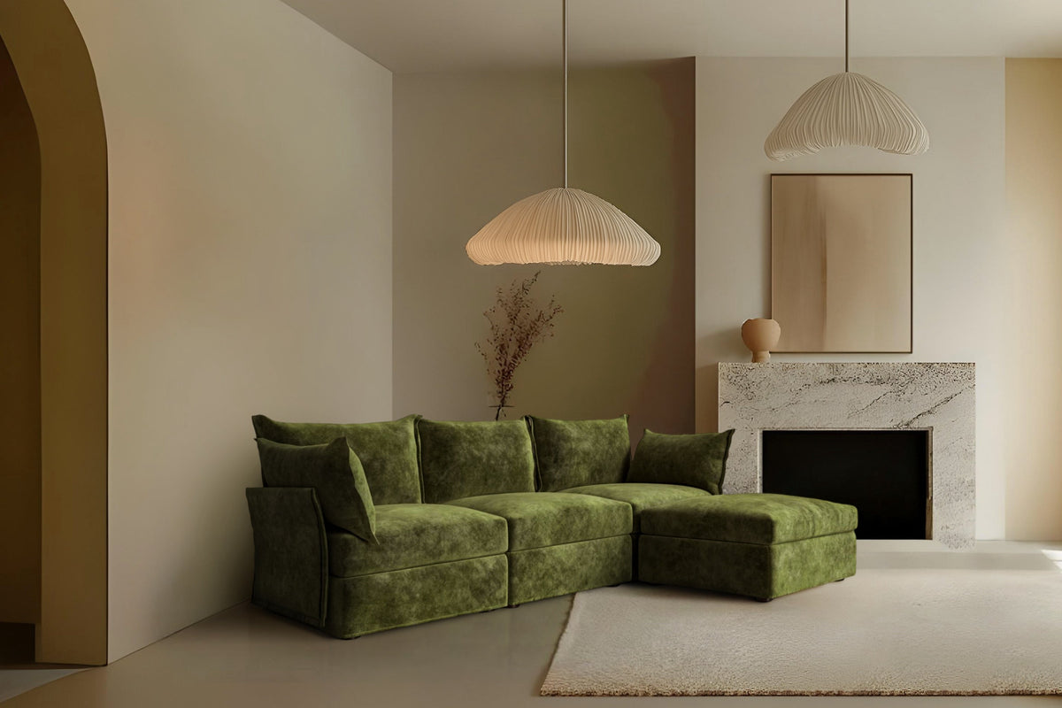Model 06 3-Seater Right Chaise Sofa, Conifer