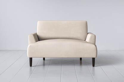 Alabaster Image 1 - Model 05 Love Seat in Alabaster Front View