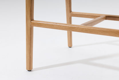 Bar Stool 01, Oak / Ivory