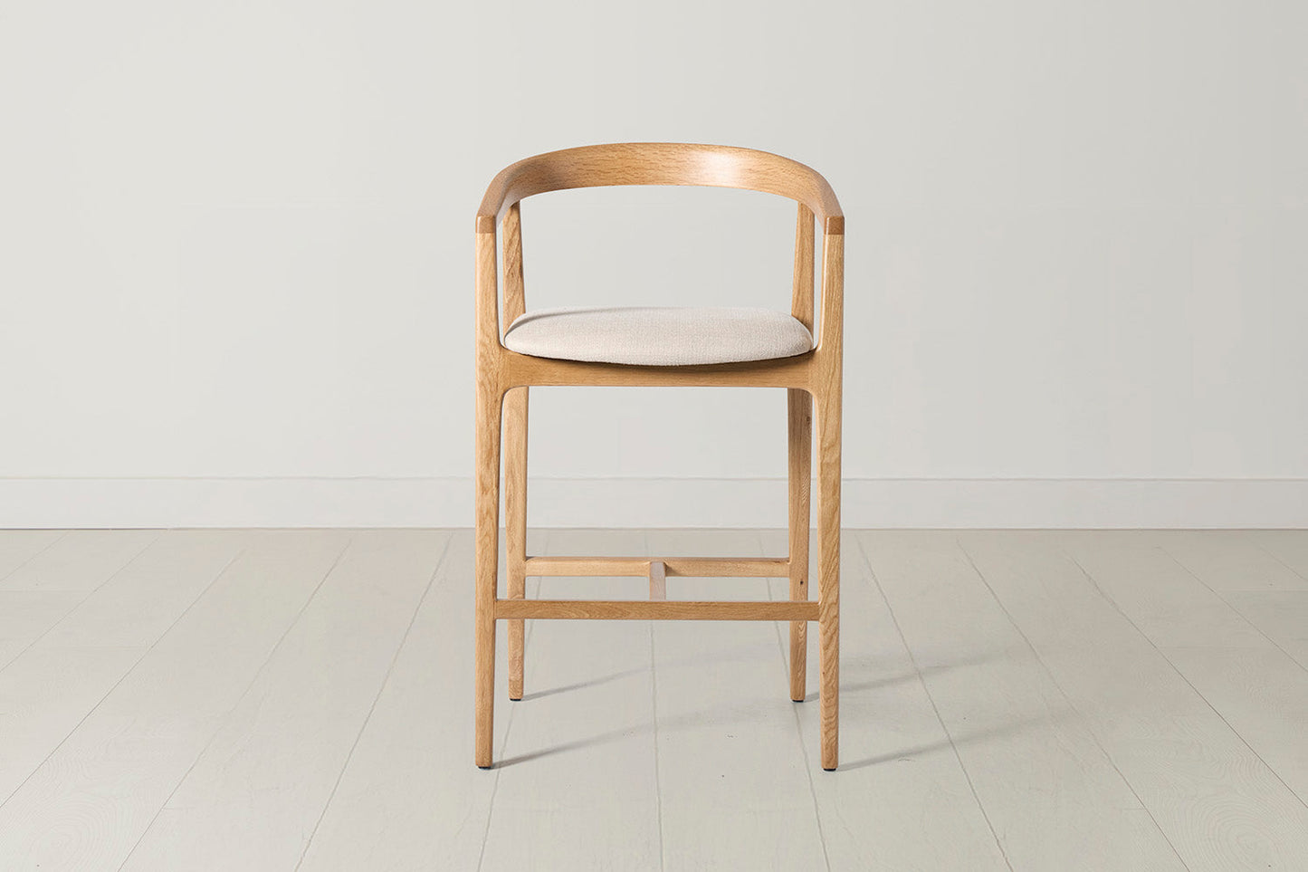 Bar Stool 01, Oak / Oatmeal