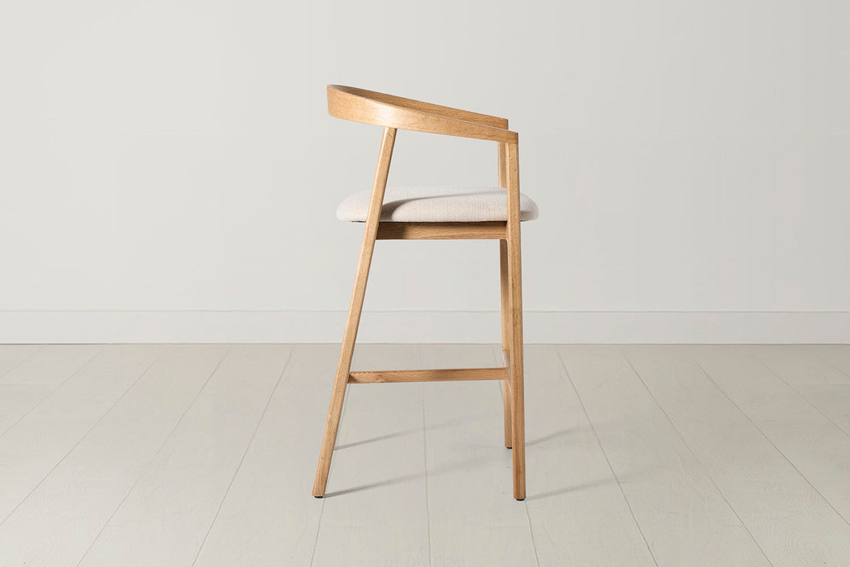 Bar Stool 01, Oak / Oatmeal