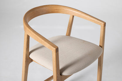 Bar Stool 01, Oak / Oatmeal