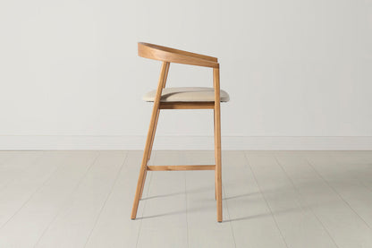 Bar Stool 01, Oak / Oyster