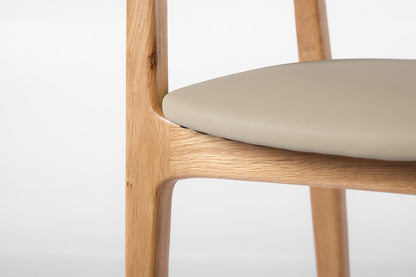 Bar Stool 01, Oak / Oyster