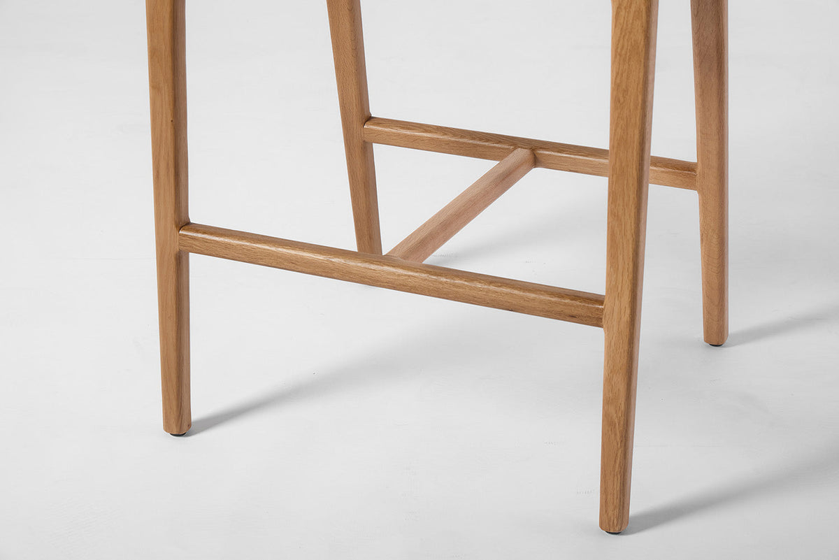 Bar Stool 01, Oak / Oyster