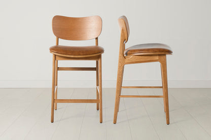 Bar Stool 02, White Oak / Maple