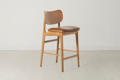 Bar Stool 02, White Oak / Maple