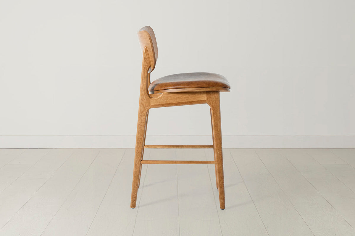 Bar Stool 02, White Oak / Maple